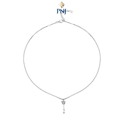 Dây cổ Bạc đính đá STYLE By PNJ XMXMW000067
