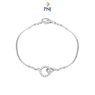  Lắc tay Bạc đính đá STYLE By PNJ XM00K000022 