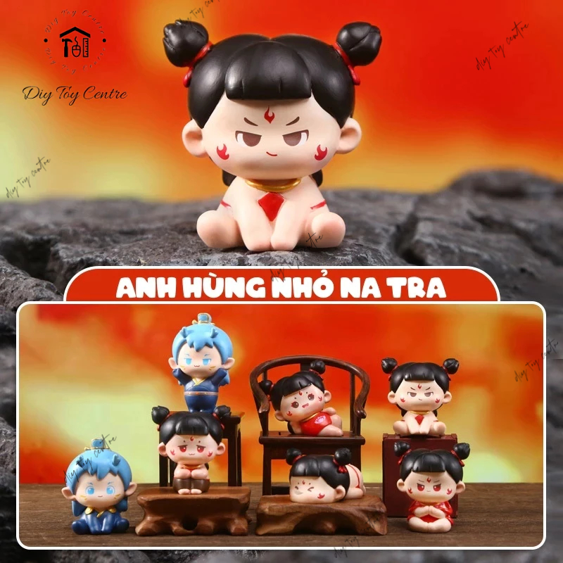 [NEZHA] Sưu tầm BLIND BOX hộp mù tượng mô hình Na Tra, Ngao Bính mini đáng yêu ANH HÙNG NHỎ NA TRA