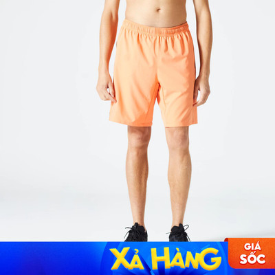 Quần short tập fitness thoáng khí fst 120 cho nam cam DECATHLON DOMYOS mã 8787719