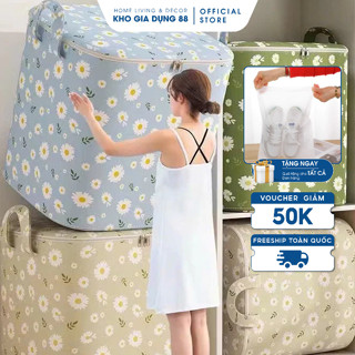 Giỏ đựng quần áo bằng vải Oxford(100L,140L ,180L,210L),túi đựng chăn màn đa năng,có thể gấp gọn,giỏ cất trữ trang trí