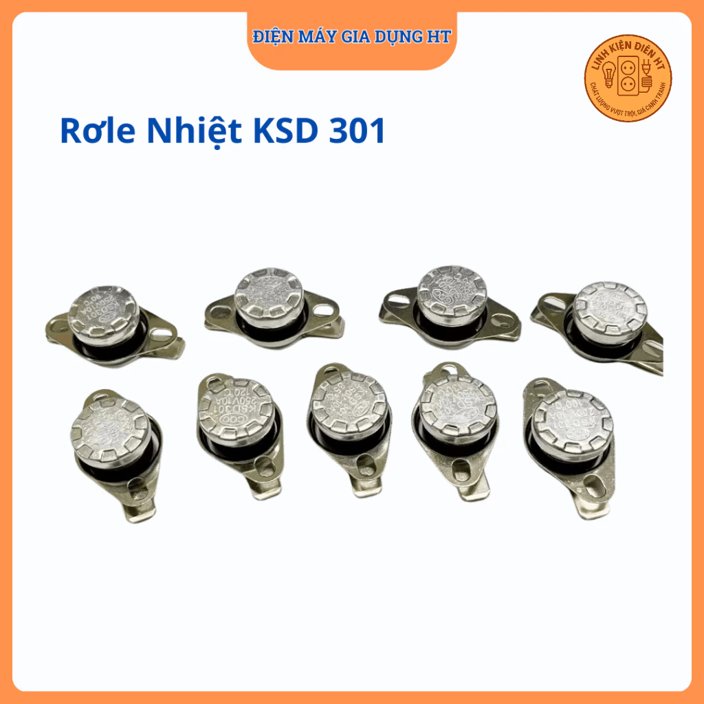 Rơ Le Nhiệt Relay KSD301 10A 250V
