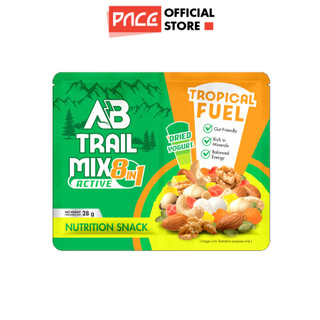 Gói năng lượng AB Trail Mix dạng hạt dinh dưỡng mix trái cây sấy thay bữa ăn sáng cho chạy bộ thể thao đạp xe bơi lội AB