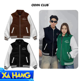  Áo khoác Varsity Racing ODIN CLUB Áo thân dạ - phối da nam nữ unisex Local Brand ODIN CLUB 
