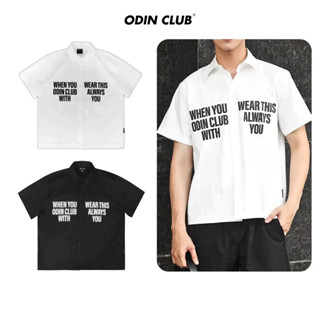  Áo sơ mi cộc tay Type Odin Club Áo sơmi nam ngắn tay form rộng Local Brand ODIN CLUB 