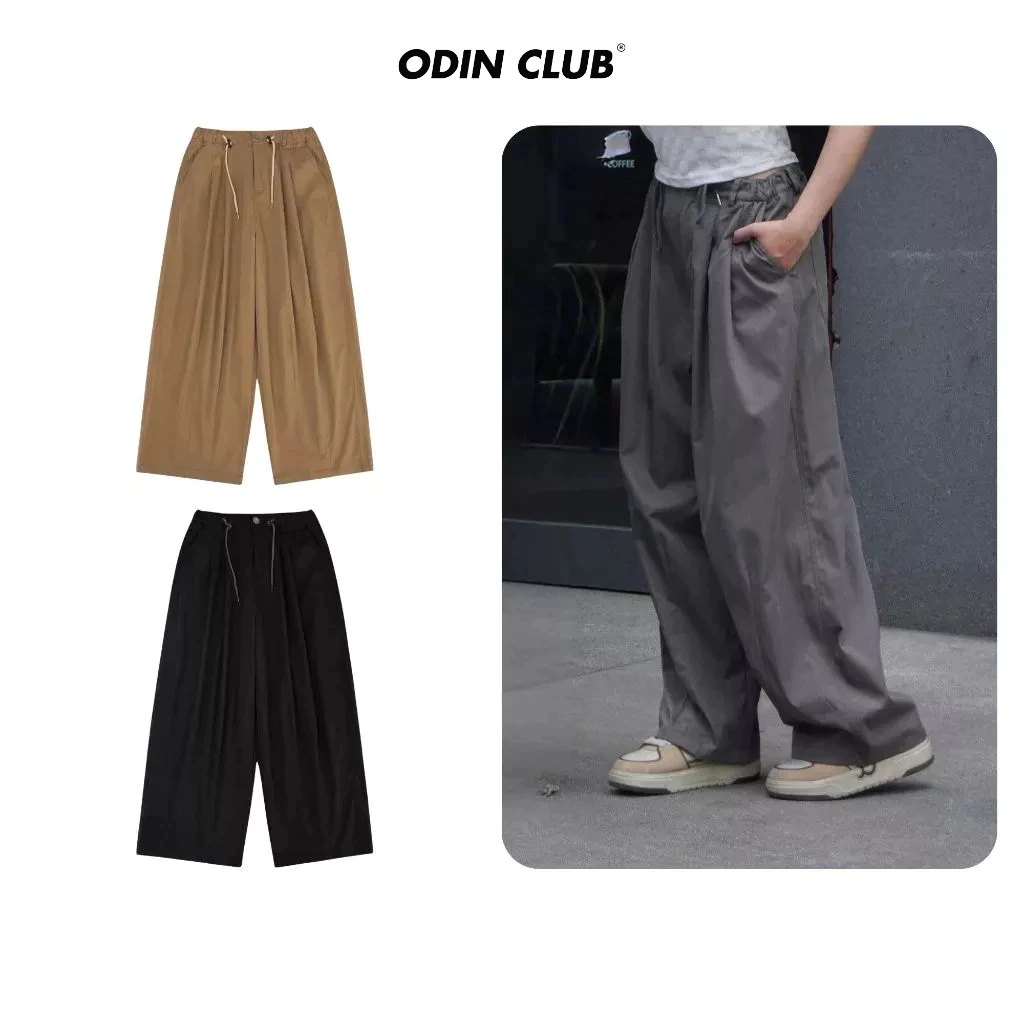 Quần dài Extra Wided Pants ODIN CLUB, Quần dài thời trang chất liệu vải kaki, Local Brand ODIN CLUB