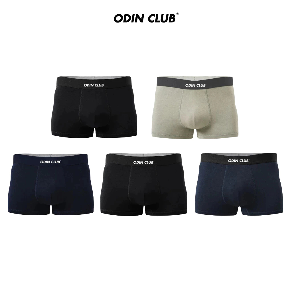 COMBO Quần lót nam Boxer Trunk ODIN CLUB, Quần boxer nam chất liệu thun lạnh thoáng mát do dãn 4 chiều, CHE TÊN SẢN PHẨM