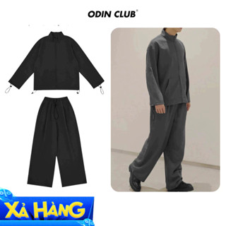  Set bộ Frank ODIN CLUB Bộ quần áo dài unisex chất liệu vải tuyết mưa Local Brand ODIN CLUB 