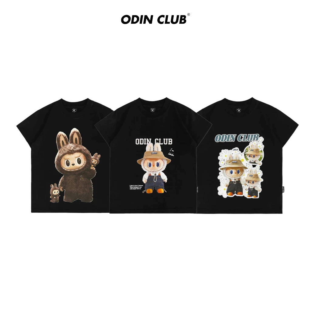 Áo Baby Tee Labubu ODIN CLUB, Áo thun form baby cotton co giãn 2 chiều, Local Brand ODIN CLUB