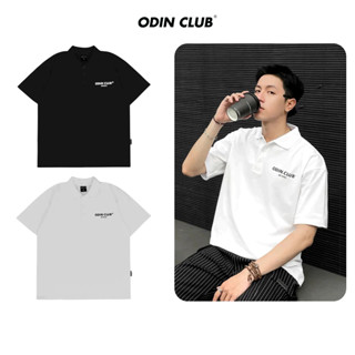 Áo Polo Oversize ODIN CLUB, Áo phông cộc tay có cổ nam nữ form rộng, Local Brand ODIN CLUB