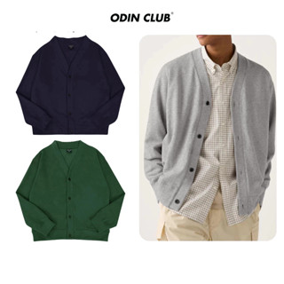 Áo Cardigan Nỉ Henry ODIN CLUB, áo khoác nỉ thời trang nam nữ, form oversize rộng rãi, chất liệu vải nỉ chân cua mềm nhẹ