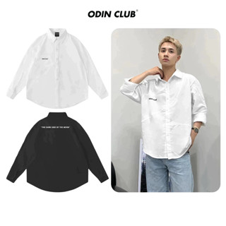  Áo Sơ Mi Dài Tay Moon ODIN CLUB Áo sơmi nam trơn dài tay Local Brand ODIN CLUB 