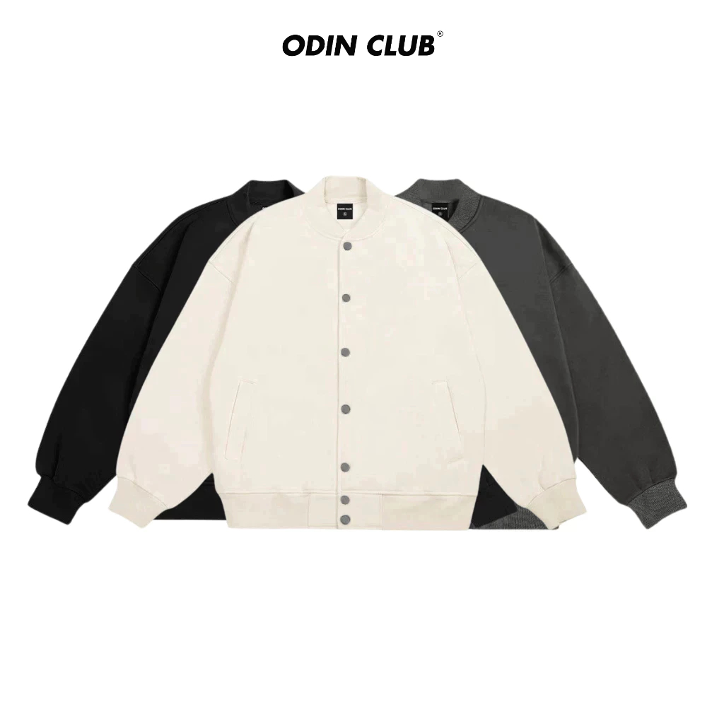 Áo khoác nỉ bomber Santal ODIN CLUB, Áo khoác nỉ thời trang nam nữ unisex, Local Brand ODIN CLUB