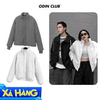 Áo Khoác Phao ODIN CLUB, Áo phao nam nữ form oversize và form boxy, chất liệu lông tấm không dồn bông & có thể giặt máy