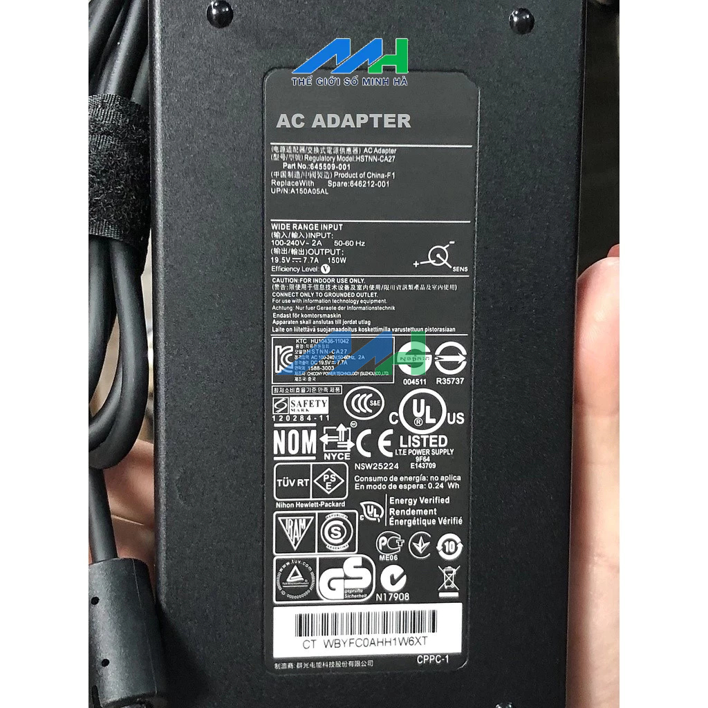 Sạc dành cho Laptop HP Pavilion 15-cb503TX- GAMING (2LR98PA) 15-cb504TX- GAMING (2LR99PA)