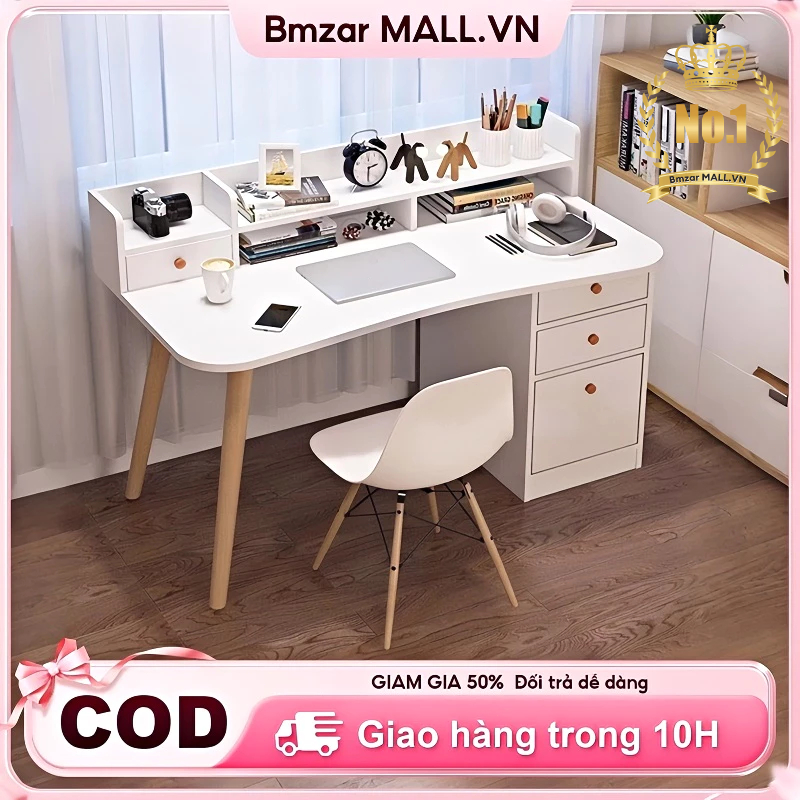 Bàn Làm Việc Chân Tròn Đa Năng,  Phong Cách Dùng Học Tập Làm Việc Cho Học Sinh Lắp Ghép Tiện Ích | BigBuy360 - bigbuy360.vn