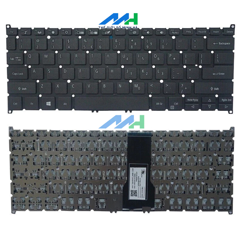 Bàn phím dành cho Laptop Acer Aspire 5 A314-33 A314-41 A514-51 A514-51G A514-51K A514-51KG A514-53 A