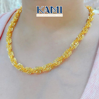 Dây chuyền xoắn kim tiền rỗng Kami trang sức sỉ 