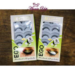 LÔNG MI EGO - 3D & 5D Real Mink Fur Eyelashes ( Hộp 5 Cặp )