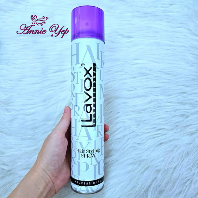 Keo xịt tóc Lavox nắp tím mềm 420ml