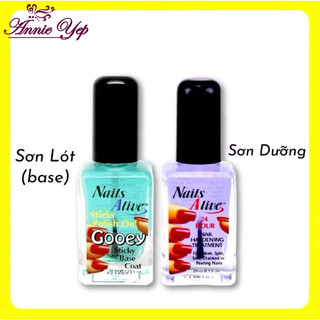 Sơn Dưỡng và Sơn Lót (Base) Nail Alive chai 29ml (Na1011)
