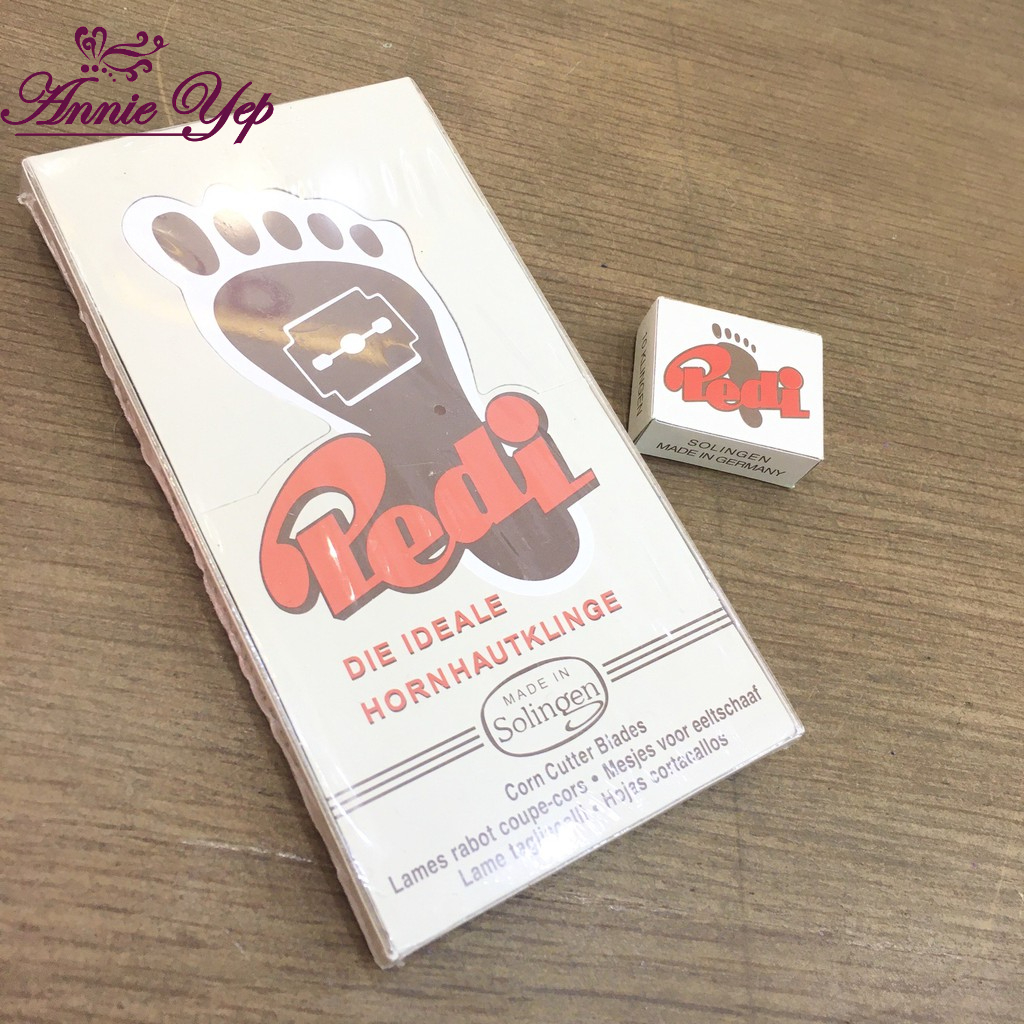 [ Hộp nhỏ 10 lưỡi ] Lưỡi lam bào gót Pedi (TQ0092)