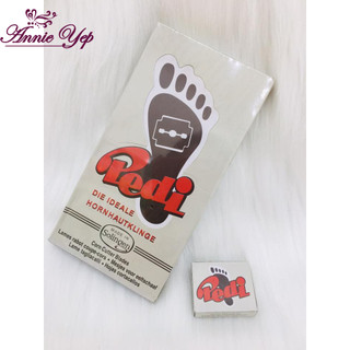 [ Hộp nhỏ 10 lưỡi ] Lưỡi lam bào gót Pedi (TQ0092)