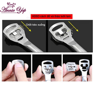 [ Hộp nhỏ 10 lưỡi ] Lưỡi lam bào gót Pedi (TQ0092)