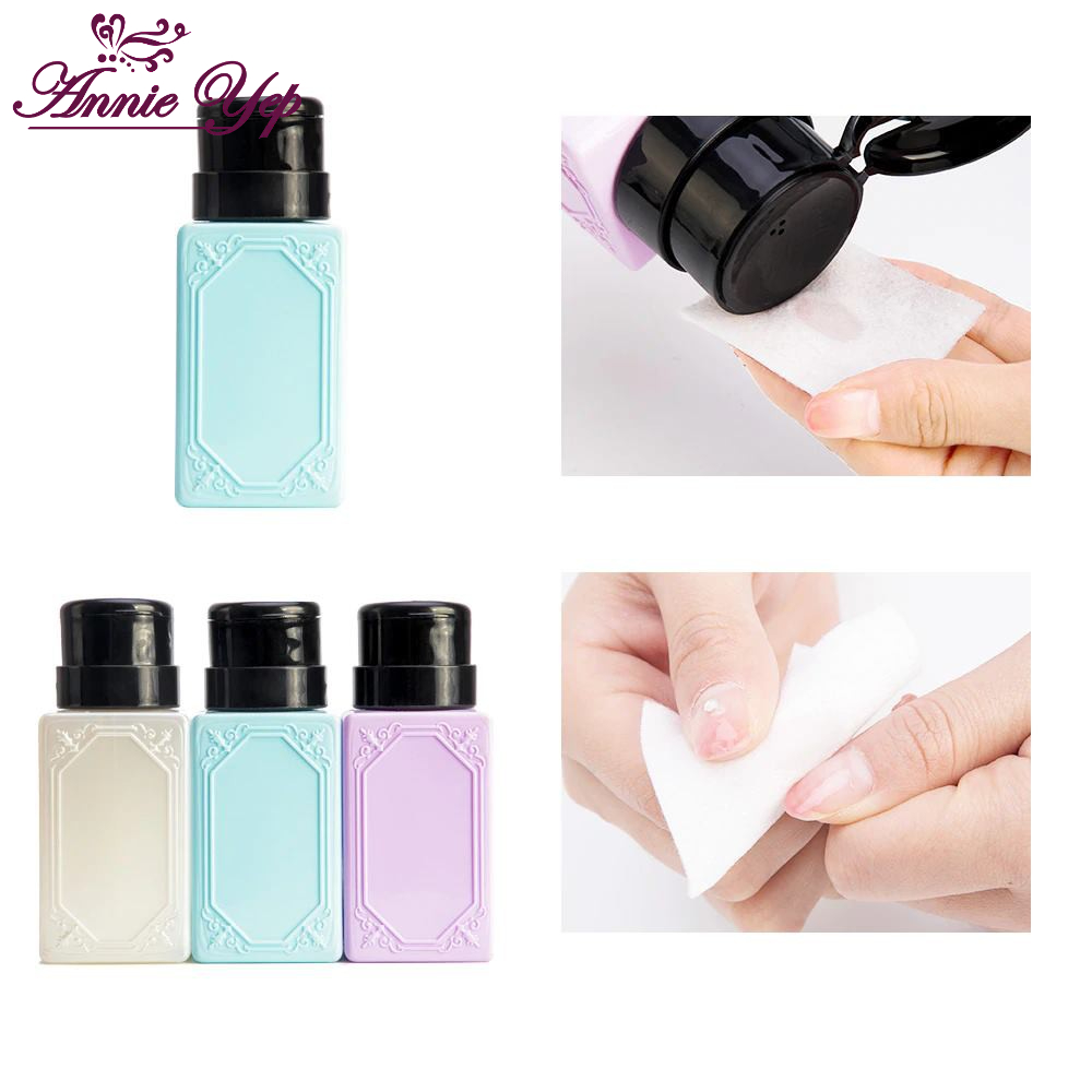 Lọ đựng Axeton vuông cổ đen dụng cụ làm Nail (TQ0009)