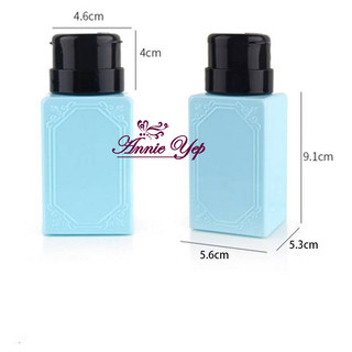 Lọ đựng Axeton vuông cổ đen dụng cụ làm Nail (TQ0009)