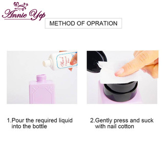Lọ đựng Axeton vuông cổ đen dụng cụ làm Nail (TQ0009)