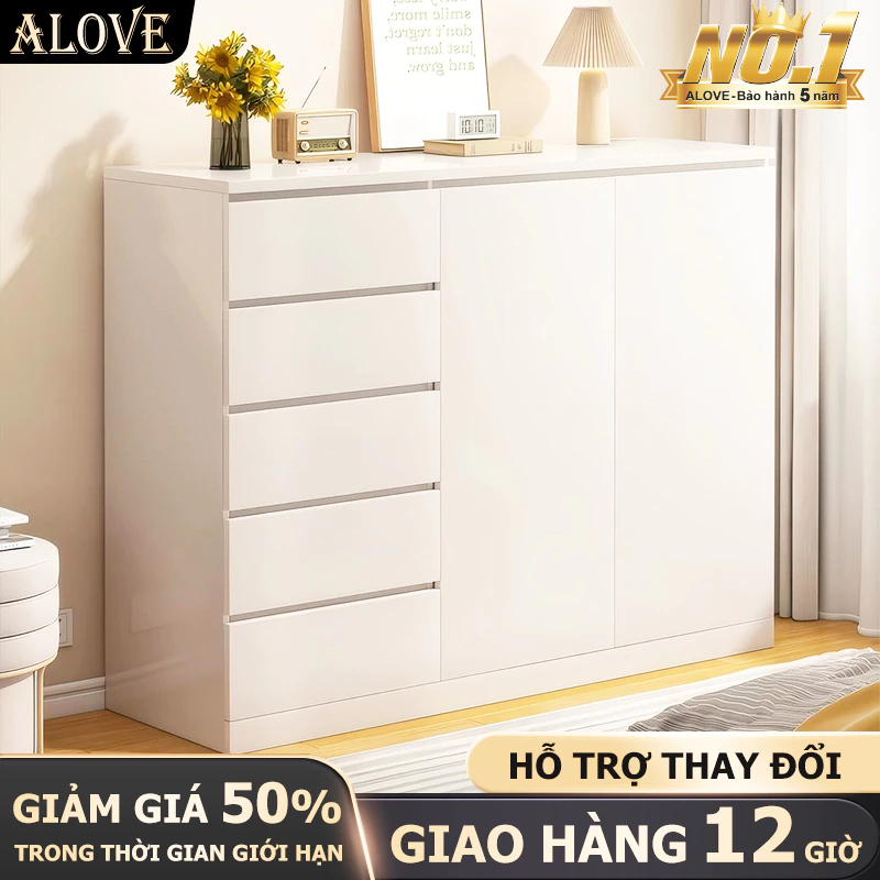Tủ gỗ đựng đồ tiện lợi phòng khách kệ giày nhiều ngăn chất liệu gỗ MDF phong cách hiện đại cao cấp