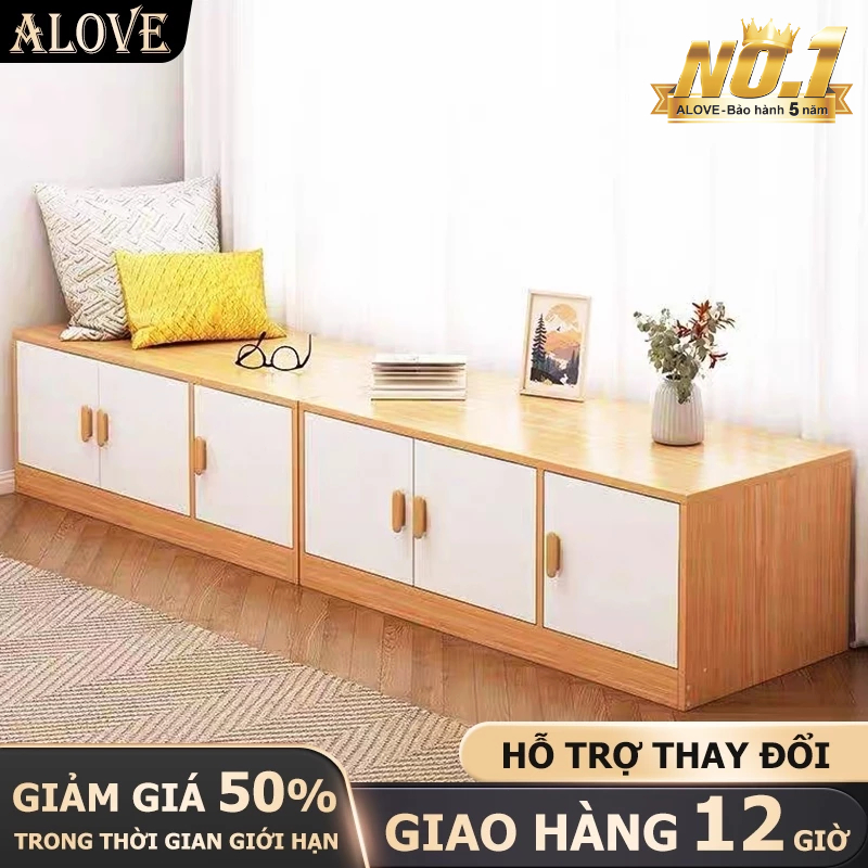 ALOVE Tủ Để Ngoài Ban Công, Tủ Để Đồ Đa Năng, Kệ Gỗ Tivi Thông Minh - Lắp ghép