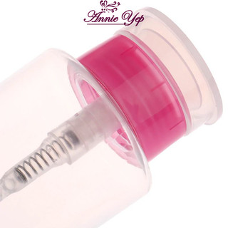 Lọ đựng Axeton cổ hồng,trắng lớn (TQ0080)