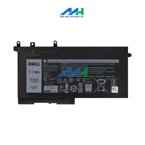 Pin dành cho Laptop DELL LATITUDE 5290 5490 5580 5590 5591 5495 5491 528 battery 93FTF 51Wh