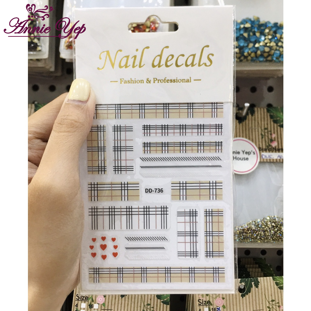 STICKER / MIẾNG DÁN MÓNG CAO CẤP 3D