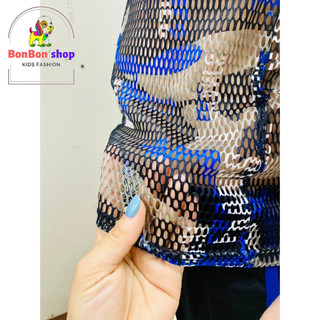 (9KG-20KG,BLB1)#Đồ bộ lưới cho bé - Đồ bộ bé trai