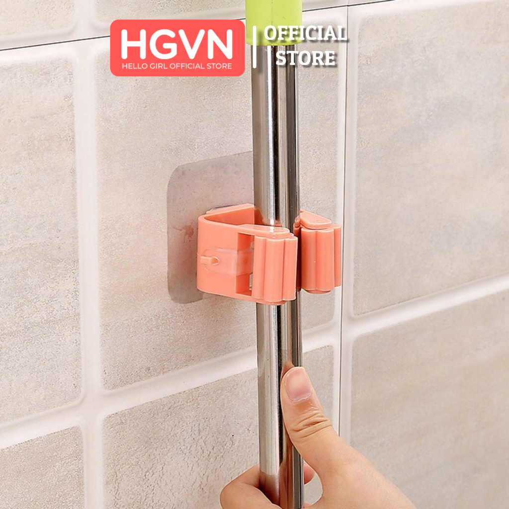 Móc Dán Tường Kẹp Giữ Chổi MẪU MỚI #C43