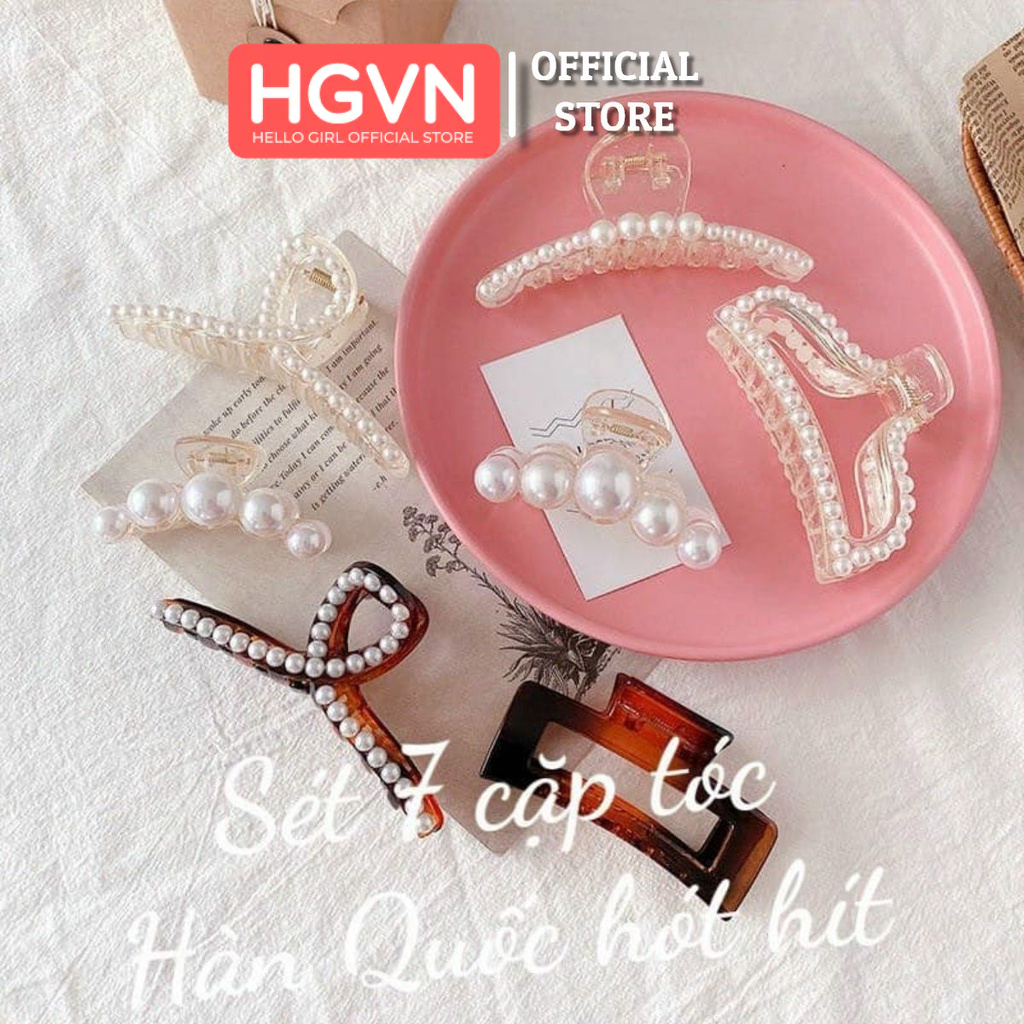 SET 7 Kẹp Tóc Hàn Quốc TRENDY Cao Cấp #KT_701 🌸 #B37