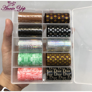 Foil thương hiệu 10 mẫu trang trí móng