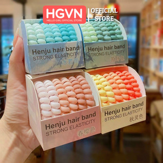  Hộp 6 Chun Lò Xo Màu Cao Cấp Hàng Quảng Châu HGVN #E106 