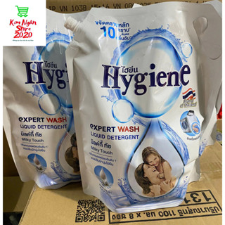 2 Túi Nước GIẶT Hygiene MÀU TRẮNG Nhập Khẩu Thái Lan 1800ml/ Túi - Sạch Vết Bẩn, Lưu Hương Thơm Ngát