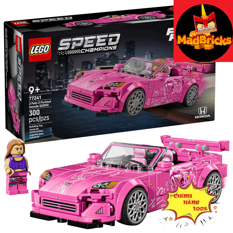 (HÀNG HOT CÓ SẴN ) LEGO SPEED CHAMPIONS 77241 2 Fast 2 Furious SIÊU XE Honda S2000