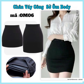 Chân váy bút chì công sở dáng ngắn ôm body sành điệu chất Umi đẹp co giãn 4 chiều (có big size)