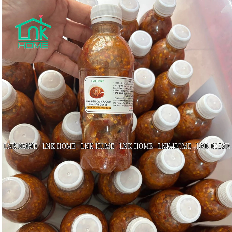Mắm nêm cái cá cơm pha sẵn gia vị - Chai 380gr - Đặc sản Phan Rang