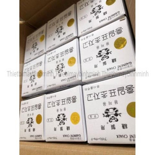 Phấn may tự bay màu hình gấu ngậm cành trúc (tem vàng)