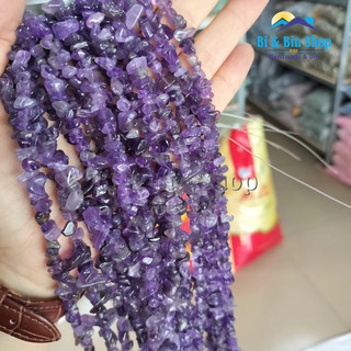 Đá Vụn Tone Màu Tím Làm Trang Sức Thủ Công, Cây Bonsai Handmade
