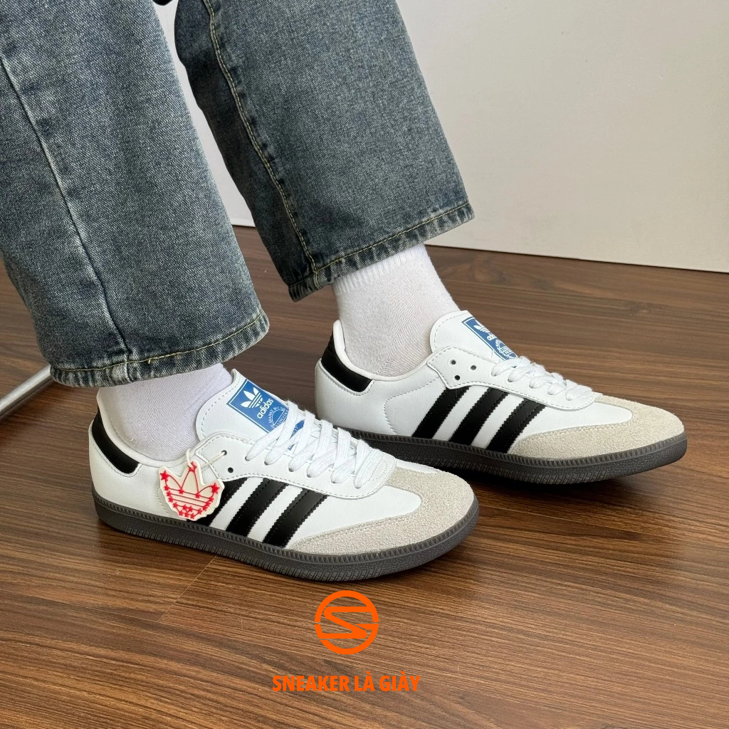 Giày sneaker cổ thấp OG White Black B75806 FULLBOX High Quality SBA