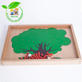 Bài học đếm táo - Apple counting tree exercise