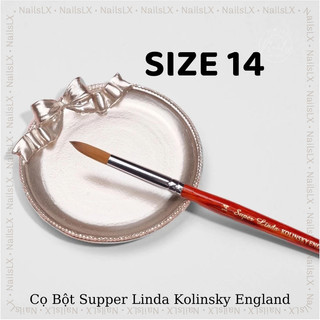 Cọ đắp bột móng Super Linda Kolinsky England